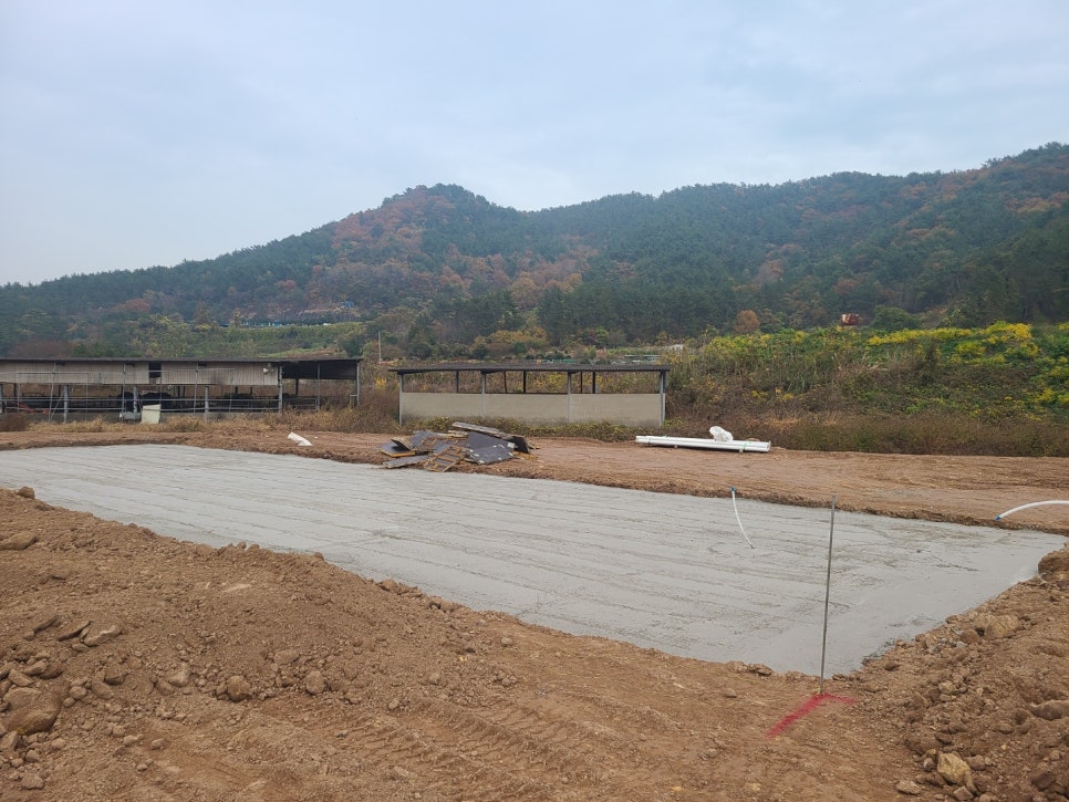 [고성 월흥리] 002_대지 조성 및 기초공사